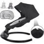 Закачуючий центр Kidwell 2в1 REVE Black/Silver (Hnrt_4852): Конструкція опори без колесиков