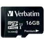 Карта пам'яті Verbatim 16GB microSDHC Class 10 UHS-I U1 V10 Premium + adapter (44082): Тип карти MicroSDHC