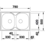 Blanco Tipo 8 Compact 513459: Материал Нержавеющая сталь