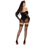 Эротический костюм черной невесты Leg Avenue Heartbreak Bride M