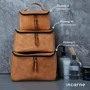 Косметичка INCARNE Timeless Коньяк M 22x13.5x10 см: Производитель INCARNE