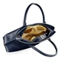 Женская сумка тоут Midi BlankNote темно-синяя (BN-BAG-24-navy-blue): Фактура Матовая, Гладкая