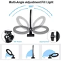 Кольцевая USB LED лампа Puluz PKT3126B 10.2" с зажимом (PKT3126B) фото 3