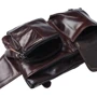 Чоловіча поясна сумка Keizer коричнева (k1886-dark brown): Фактура матова, Гладка