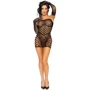 Комплект платье и перчатки Leg Avenue OS Black