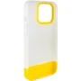 Чехол для iPhone Mobile Case TPU+PC Bichromatic Matte / Yellow for iPhone 13 Pro: Материалы поликарбонат и полиуретан