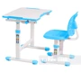 Комплект дитячої дерев'яних меблів парта і стільчик FunDesk Omino Blue