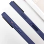 Чехол для iPhone Mobile Case TPU+PC Metal Buttons with MagSafe Blue for iPhone 16 Pro Max: Цвет синий