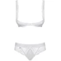 Комплект белья Obsessive - Miamor set, S/M (белый)