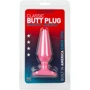 Анальная пробка Butt Plug Smooth Classic, тонкая средняя, 12x3.5 см
