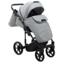 Коляска 2 в 1 Adamex Porto Light ECO Шкіра 100% SA-3 Світло-сірий (625714): Стать дитини Унисекс