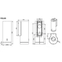 Вытяжка Falmec Polar Gold 35 800 (CPWN90.E4P2#ZZZC491F): Тип монтажа Потолочный