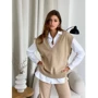 Жилет АRTKNIT Cotton 27014 One Size бежевый