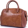 Женская сумка саквояж Amelie Galanti коричневая (A981067-1-L-brown)