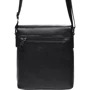 Мужская сумка планшет Borsa Leather черная (K18146-black): Пол Мужской