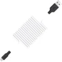 Кабель Hoco USB Cable to MicroUSB X21 2A 1m Black/White