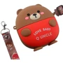 Сумка PRC на плечо Bear Fat 15x13x4.4 red: Пол Девочка