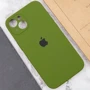 Чехол для iPhone Mobile Case Silicone Case Full Camera Protective Dark Olive for iPhone 15: Тип аксессуара чехол