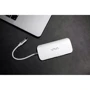 Адаптер VAVA Adapter USB-C to 3xUSB+USB-C+RJ45+micro SD+SD+HDMI 100W Silver (VA-UC006): Интерфейс подключения USB-C
