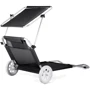 Шезлонг лежак Outtec Sun із козирком чорний (5905884420874): Вид Шезлонг