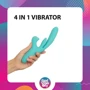 Вибратор-кролик Good Vibes Only - Lisa Thrusting Rabbit Vibrator with G-Spot Stimulator