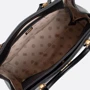 Женская сумка тоут GUESS ABEY ELITE TOTE черная (HWVB8558230-BLA): Застежка Молния