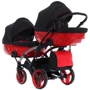 Универсальная коляска для двойни 2 в 1 Junama Diamond S-line Duo Slim 01: Тип коляски Коляска для двойни