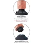 Вибратор Vibrating Cock 10 Inch 22.8x6.3 см