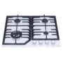 Варочная поверхность газовая Perfelli HGM 61694 WH: Расположение панели Спереди справа