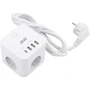 Мережевий фільтр 2E 3*USB-A, 1*USB-C, 1.5м, white (2E-ADC331WH)