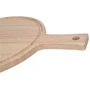 Дошка для нарізання Fissman кругла з ручкою 40x30x1.5 см (8069): Матеріал дерево