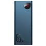 Внешний аккумулятор Baseus Power Bank 20000mAh Adaman Metal Digital Display 65W Blue (PPIMDA-D03): Встроенный кабель нет