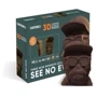 Картонный конструктор Cartonic 3D Puzzle Three Wise Monkeys. See No Evil