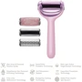 Электронный роллер для лица и тела с микроиглами GESKE MicroNeedle Face&Body Roller 8в1 pink фото 4