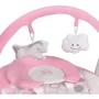 Качели El Camino Airy ME 1047 (flower pink): Дополнительные удобства регулируемая спинка, блок с музыкой, пульт ду, дуга с игрушками, контроль скорости движения, звуково