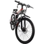 Электровелосипед Zhengbu H1 Black-Red: Диаметр колес, дюймов 26