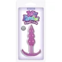 Анальная пробка Jelly Rancher T-plug Ripple, 7,6х3,2 см, фиолетовый