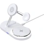 Зарядний пристрій ArmorStandart Wireless Charger H101 3 in 1 Magnetic White (ARM78102)