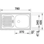 Blanco Flex Mini 512032 (спец. сталь): Тип монтажа Врезная