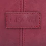 Женская сумка бакет-бэг Laskara бордовая (LK10194-plum): Фактура Матовая, Гладкая