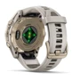 Смарт-часы Garmin Fenix 8 AMOLED 43mm Sapphire Soft Gold with Fog Grey/Dark Sandstone Silicone Band (010-02903-11) фото 11