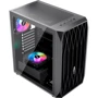 Корпус 1stPlayer AY7-4F1 Black: Материал передней панели пластик и металл