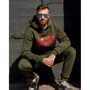 Спортивный костюм ISSA PLUS GN-446 48 хаки зимний