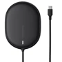 Зарядний пристрій Baseus Wireless Charger MagSafe Light Magnetic 15W Black (WXQJ-01) для iPhone 16 I 15 I 14 I 13 I 12 series