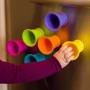 Іграшка тактильна Fat Brain Toys Suction Kupz М'які чашки 6 шт. (FA183-1) фото 7