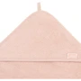 Махровий дитяче рушник з капюшоном Jollein 75x75см Pale Pink
