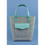 Женская сумка шоппер BlankNote бирюзовая (BN-BAG-17-felt-tiffany): Пол Женский