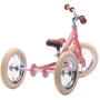 Комплект трехколесный беговел Trybike розовый (TBS-2-PNK-VIN+TBS-100-TKV): Колеса надувные