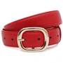 Женский ремень Borsa Leather красный (CV1ZK-112r-red)