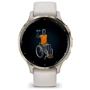 Смарт-часы Garmin Venu 3S Soft Gold Stainless Steel Bezel with Ivory Case and Silicone Band (010-02785-04): Особенности Бесконтактная оплата, Водонепроницаемые, Встроенный микрофон, Динамик (громкая связь), Функция звонка, С большой автономностью, Компас